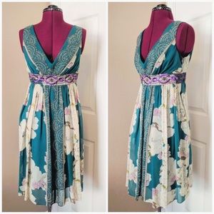 Adriana Papel Empire Waist Dress Size 8